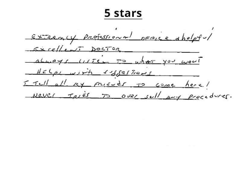 5 Star Testimonial/Review for Smooth Solutions Medical Aesthetics in Williamsville, Buffalo, NY
