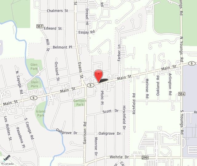 Location Map: 5839 Main St. Williamsville, NY 14221