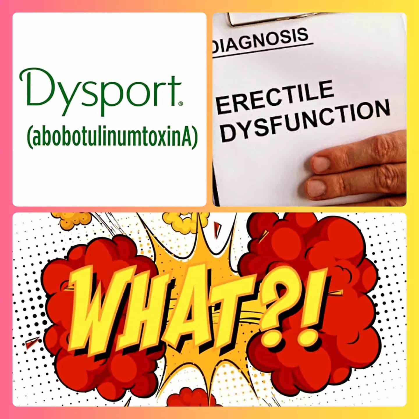 dysport treatment erectile dysfunction